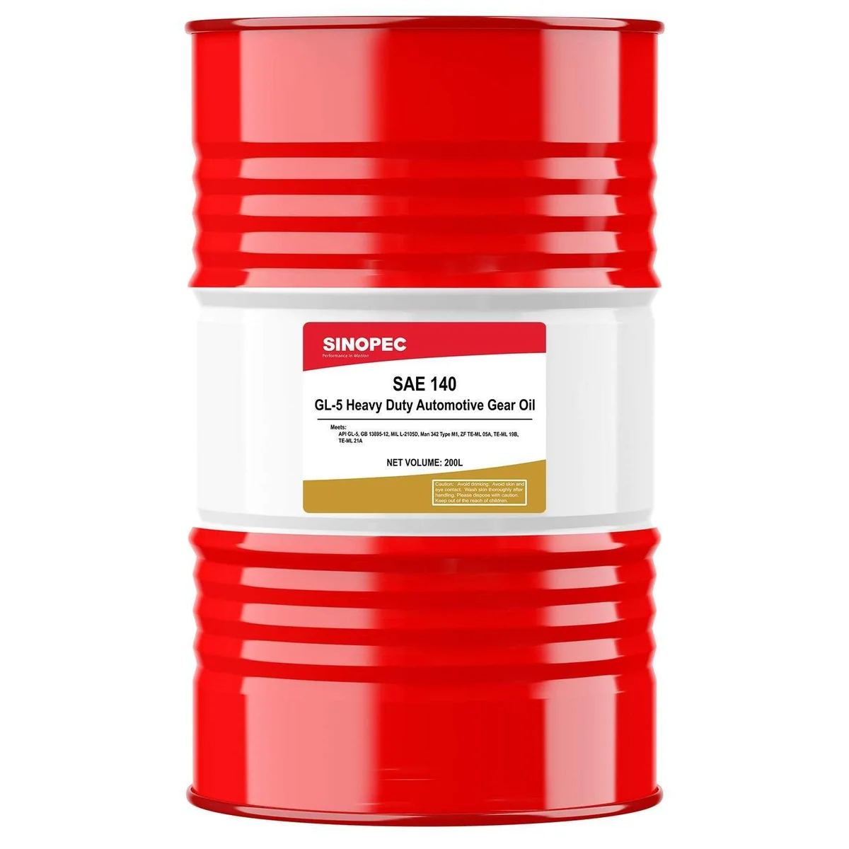 GL-5 SAE 140 Heavy Duty Automotive Gear Oil - 55 Gallon Drum